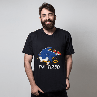 CAMISETA PRETA - TIRED