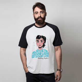 CAMISETA RAGLAN BRANCA - AUDREY