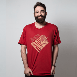 CAMISETA VERMELHA - PANTERA RUIVA