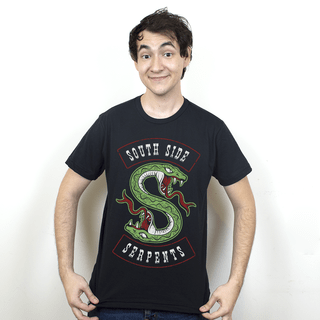 CAMISETA PRETA - SERPENTS