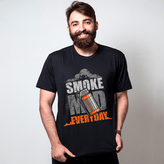 CAMISETA PRETA - SMOKE MID