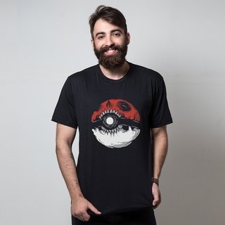 CAMISETA PRETA - POKEBOLA