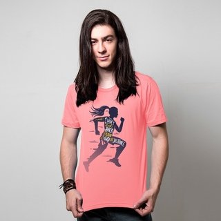 CAMISETA ROSA - GO THE DISTANCE