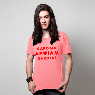 CAMISETA ROSA - GAROTAS