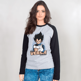 MANGA LONGA RAGLAN CINZA - VERME