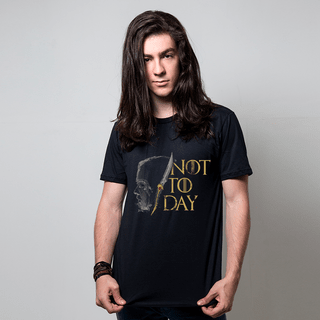 CAMISETA PRETA - NOT TODAY