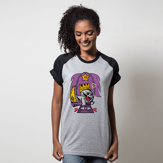 CAMISETA RAGLAN CINZA - BOO