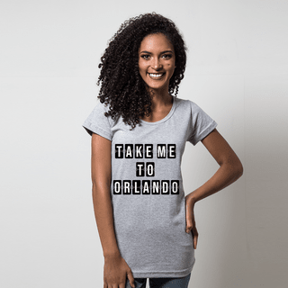 CAMISETA CINZA - TAKE ME TO ORLANDO