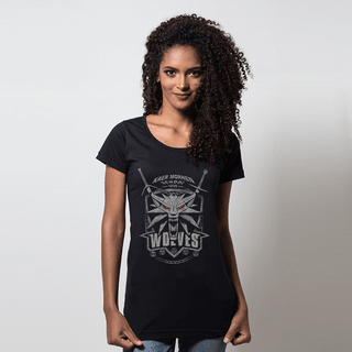 CAMISETA PRETA - WOLF SCHOOL