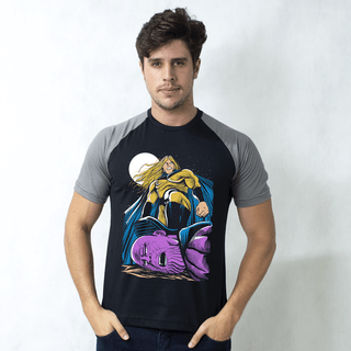 CAMISETA RAGLAN PRETA - PERDEDOR