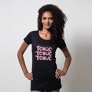 CAMISETA PRETA - TCHUC TCHUC