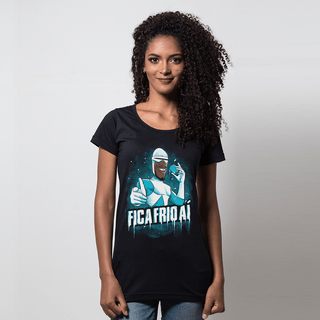 CAMISETA PRETA - FICA FRIO