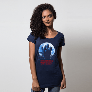 CAMISETA AZUL MARINHO - STRANGER FINGERS