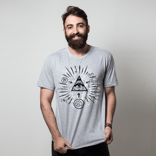 CAMISETA CINZA - ILLUMINATI