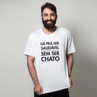 CAMISETA BRANCA - SAUDÁVEL