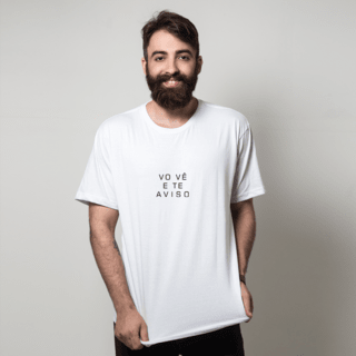 CAMISETA BRANCA - TE AVISO