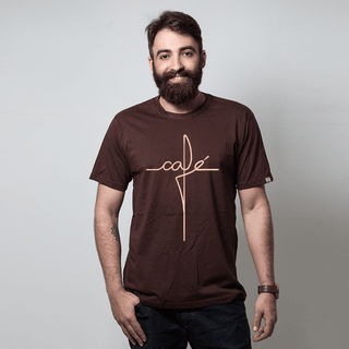 CAMISETA MARROM - CAFÉ