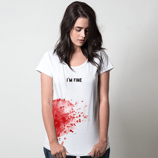 CAMISETA BRANCA - I'M FINE