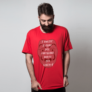 CAMISETA VERMELHA - MORTO PER LIBERTA