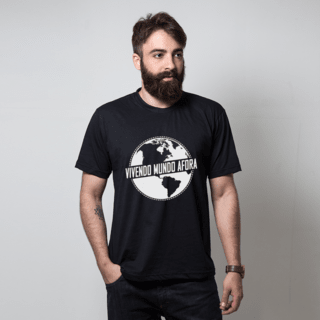 CAMISETA PRETA - LOGO GRANDE