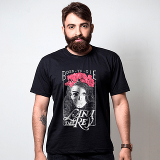 CAMISETA PRETA - BORN TO DIE