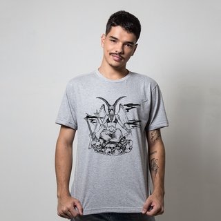 CAMISETA CINZA - 666