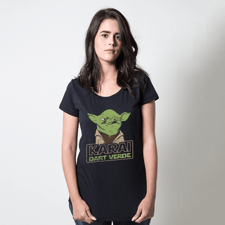 CAMISETA PRETA - DART VERDE