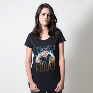 CAMISETA PRETA - OVER 9000