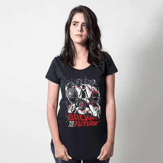 CAMISETA PRETA - BACK TO THE FUTURE