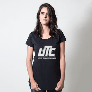 CAMISETA PRETA - UTC BRANCO