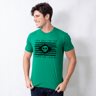 CAMISETA VERDE - TERRA DOS LOUCOS