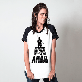 CAMISETA RAGLAN CINZA - ANÃO