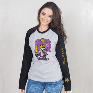 MANGA LONGA RAGLAN CINZA - BOO