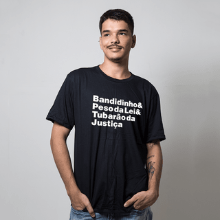 CAMISETA PRETA - BANDINDINHO