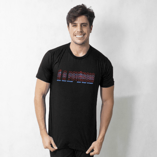 CAMISETA PRETA - É A POTÊNCIA