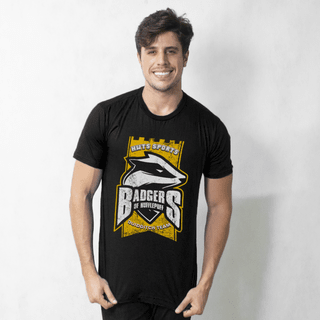 CAMISETA PRETA - BADGERS