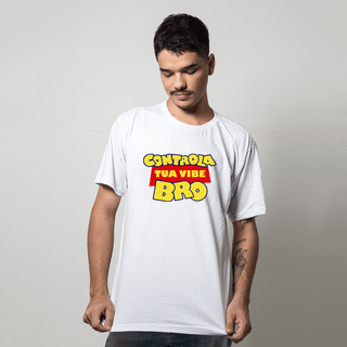 CAMISETA BRANCA - CONTROLA TUA VIBE