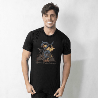 CAMISETA PRETA - ANIMAIS MÁGICOS