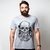 CAMISETA CINZA - BEARD SKULL