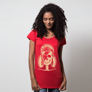 CAMISETA VERMELHA - BOWIE