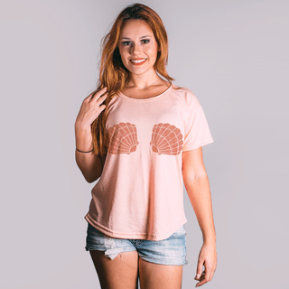 CAMISETA ROSA - SEASHELLS ROSEGOLD