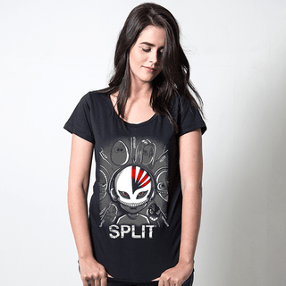 CAMISETA PRETA - SPLIT