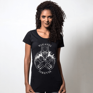 CAMISETA PRETA - WAKANDA FOREVER