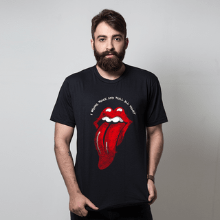 CAMISETA PRETA - I WANNA ROCK