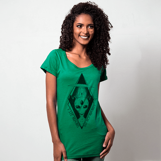 CAMISETA VERDE - BUT NO HUMANITY