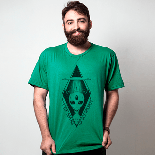 CAMISETA VERDE - BUT NO HUMANITY