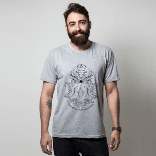 CAMISETA CINZA - CTHULHU