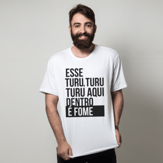 CAMISETA BRANCA - TURU TURU