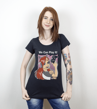 CAMISETA PRETA - GIRL PWR