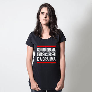 CAMISETA PRETA - GORDO DRAMA